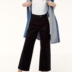 Aritzia Wilfred Free Black Wide Leg Pant